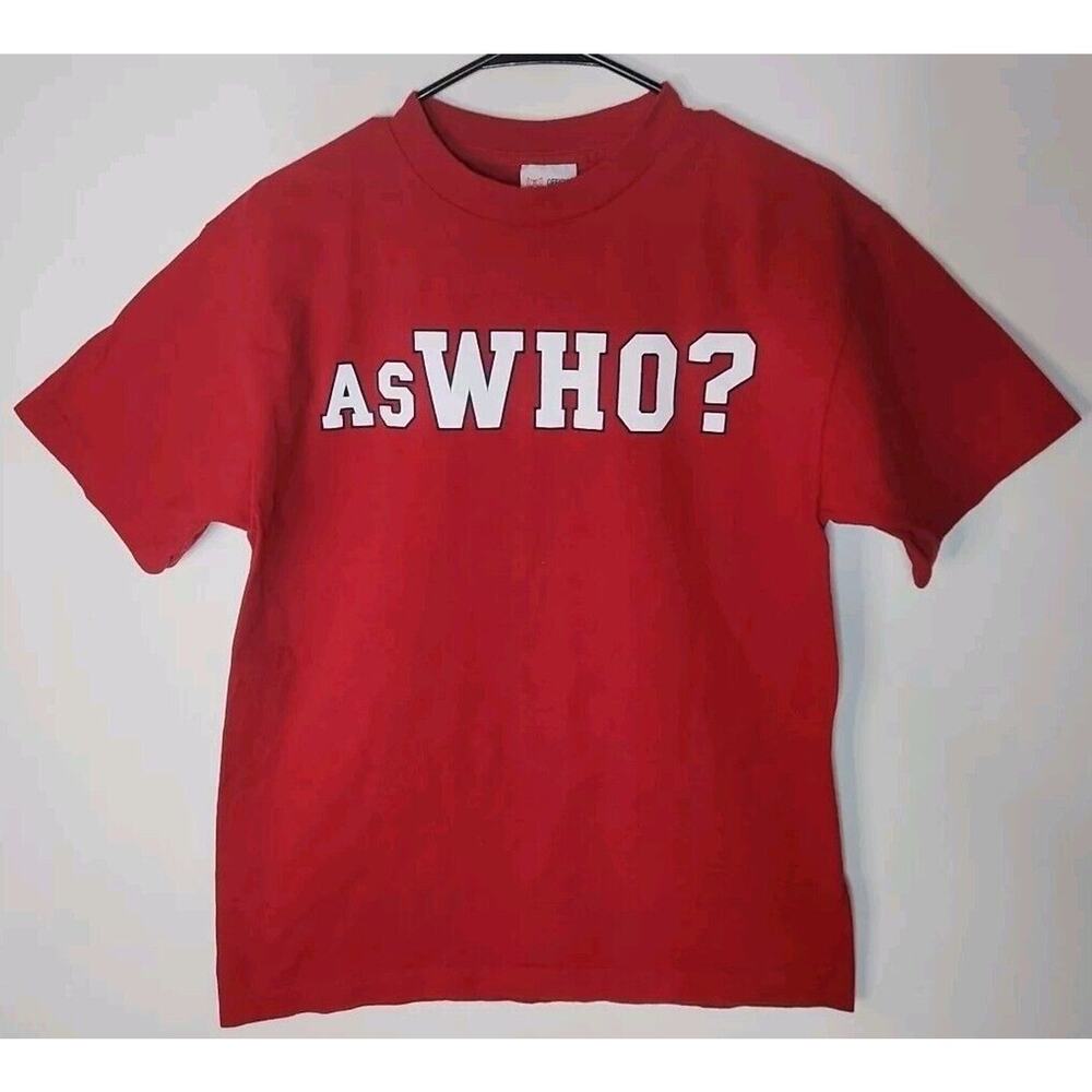 Official Wildcat Wear University Of Arizona AS Who? T-shirt Adult Medium 0540